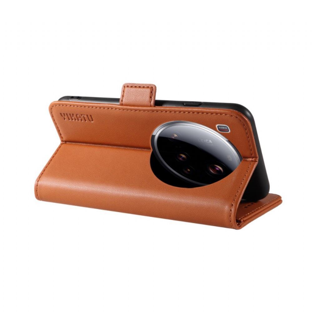 Kožený Kryt Na Xiaomi 15 Ultra Yikatu