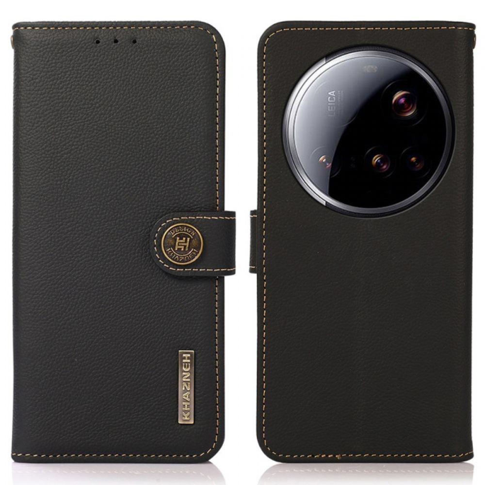 Kožený Kryt Xiaomi 15 Ultra Klasická Kůže Khazneh