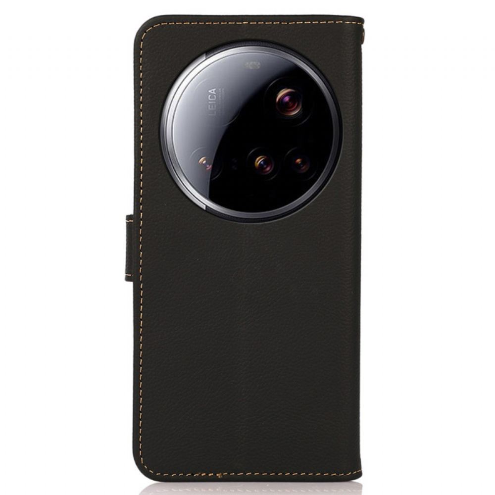 Kožený Kryt Xiaomi 15 Ultra Klasická Kůže Khazneh