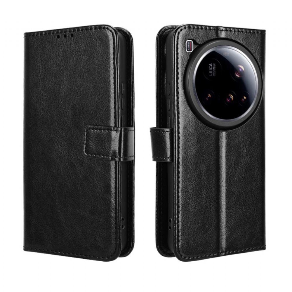 Kožený Kryt Xiaomi 15 Ultra Okázalá Umělá Kůže