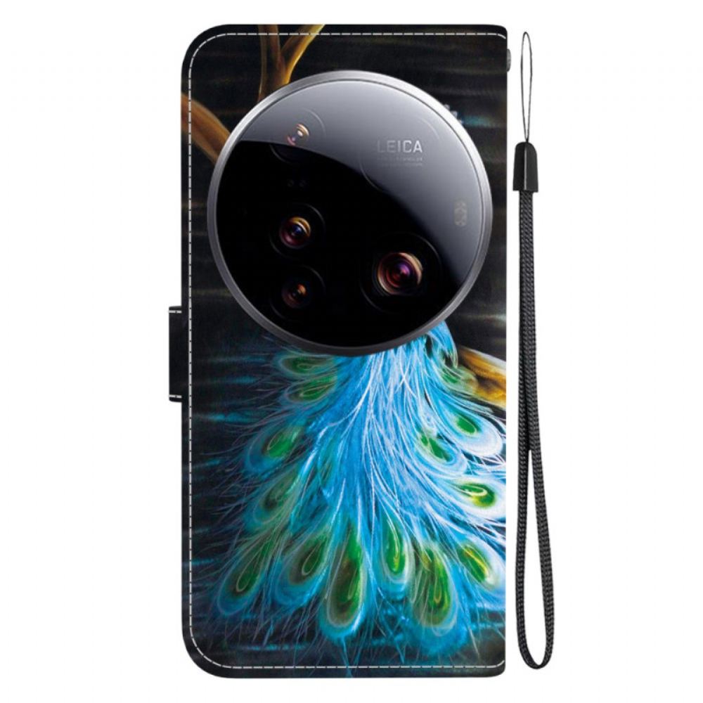 Kožený Kryt Xiaomi 15 Ultra Páv