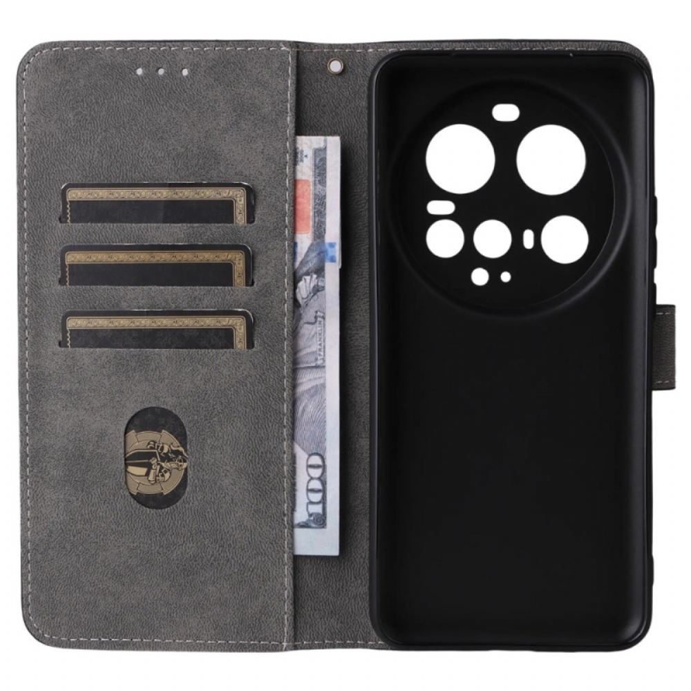 Kožený Kryt Xiaomi 15 Ultra Semišový Efekt Rfid Blokování