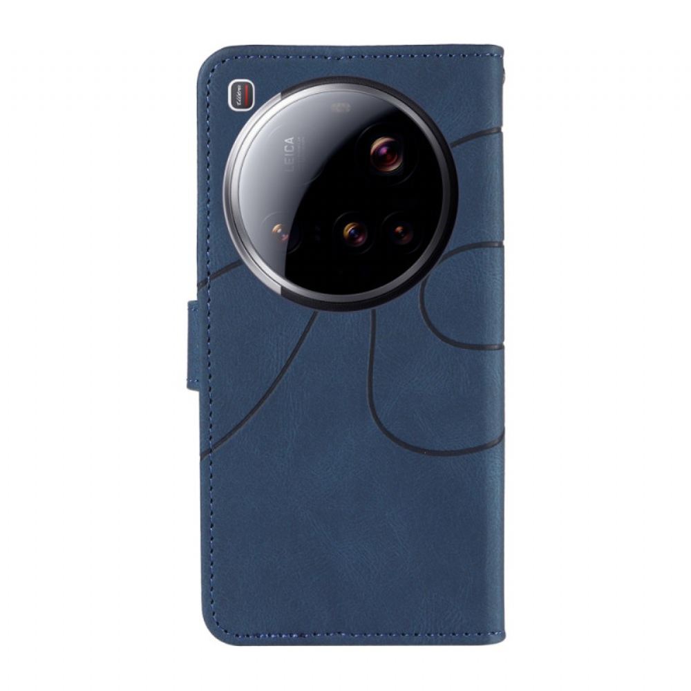 Kožený Kryt Xiaomi 15 Ultra Vlnité Linie