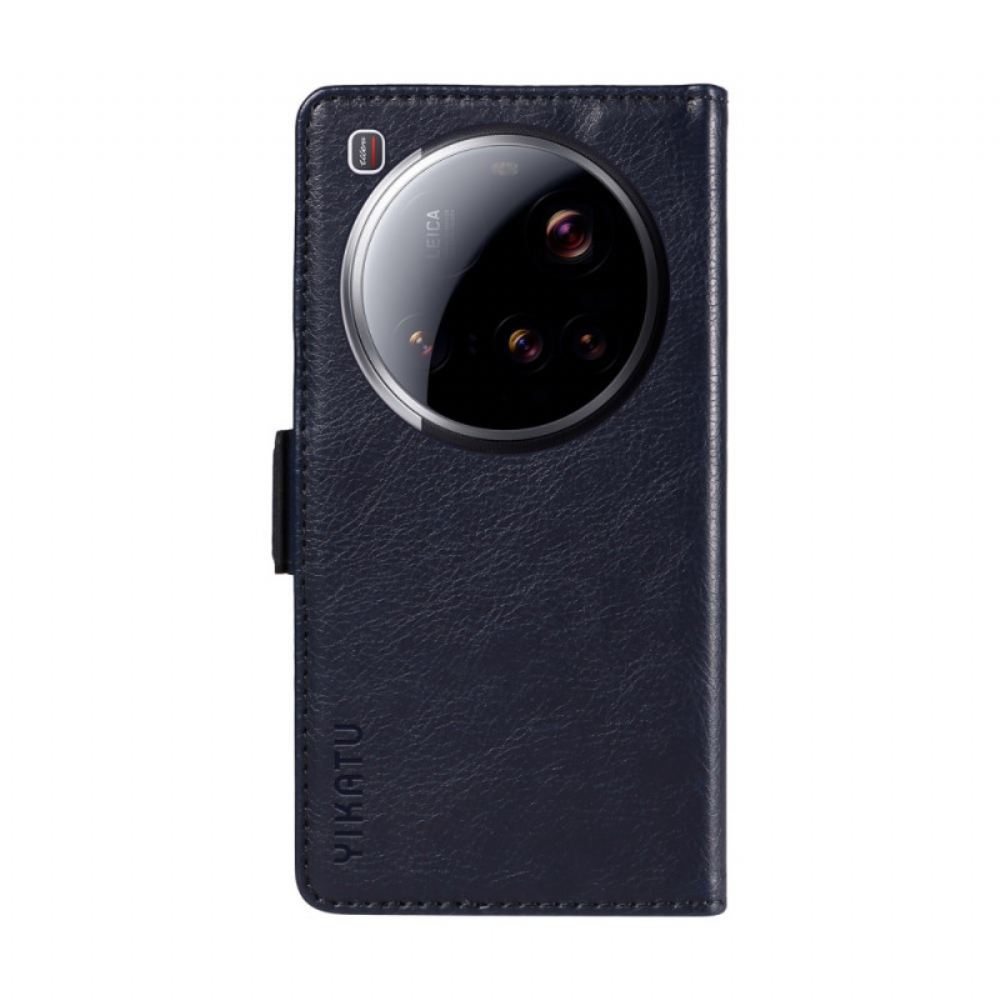 Kožený Kryt Xiaomi 15 Ultra Ykatu Umělá Kůže Liči