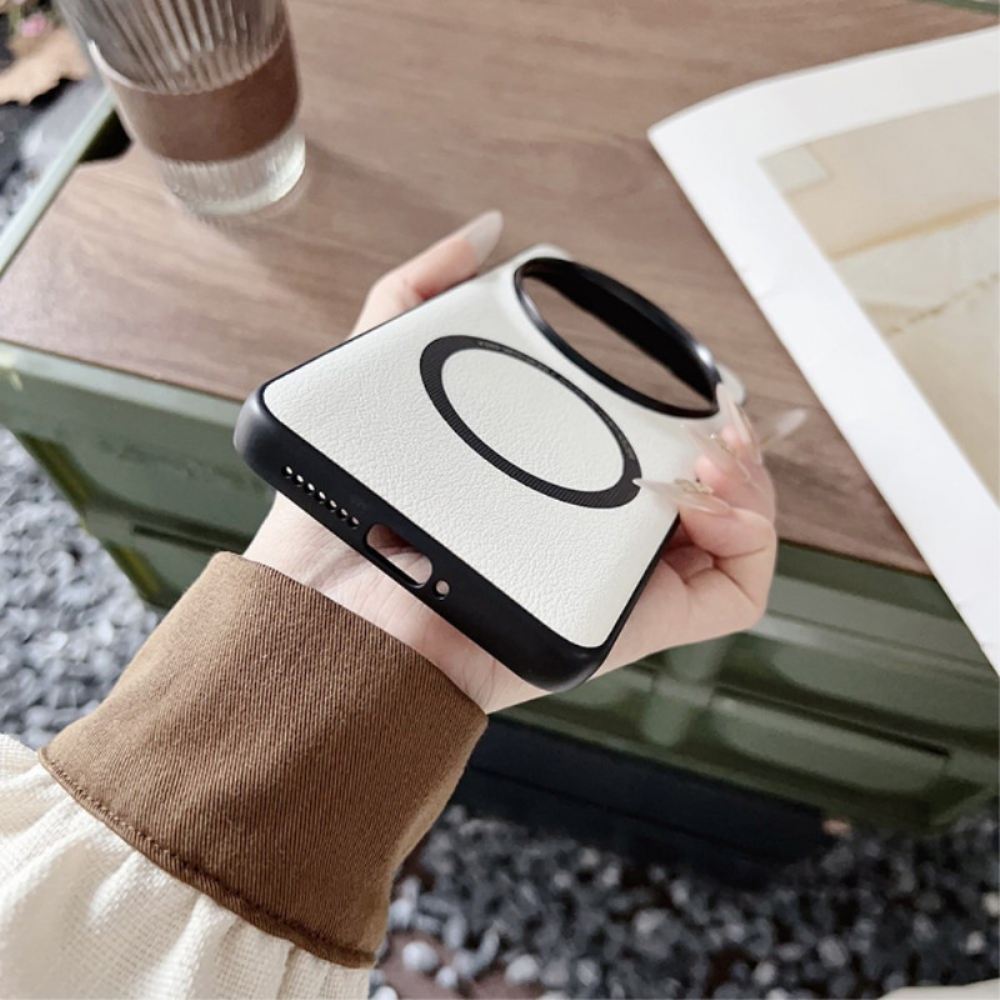 Kryt Xiaomi 15 Ultra Kompatibilní S Koženým Efektem Magsafe
