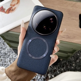 Kryt Xiaomi 15 Ultra Kompatibilní S Kůží Magsafe Lychee