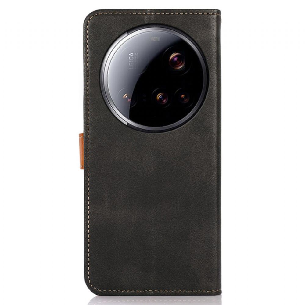 Peněženková Pouzdra Xiaomi 15 Ultra Kryty Na Mobil Zlatá Spona