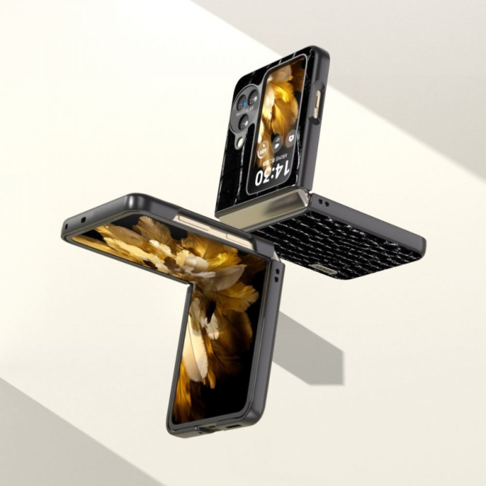 Kryt Oppo Find N3 Flip Krokodýlí Textura