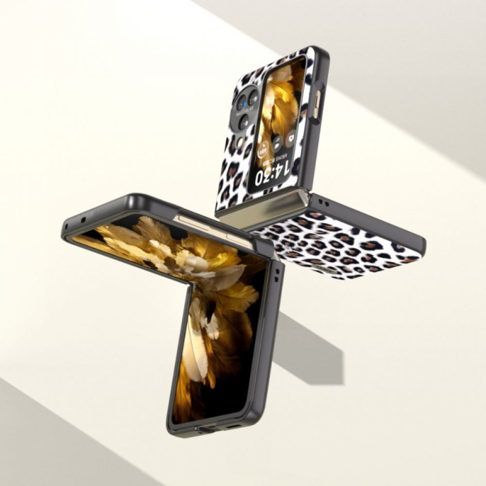 Kryt Oppo Find N3 Flip Leopardí Vzor Abeel