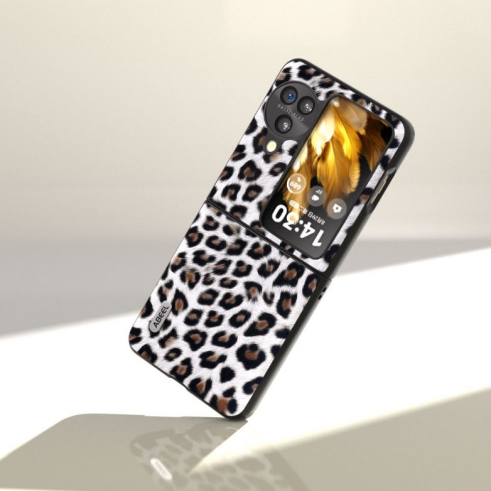 Kryt Oppo Find N3 Flip Leopardí Vzor Abeel