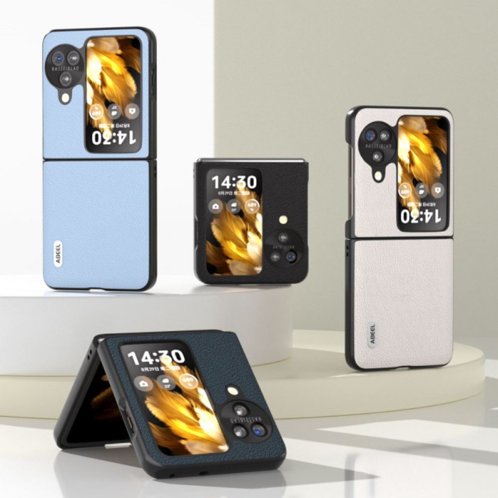 Kryt Oppo Find N3 Flip Styl Texturované Kůže Abeel