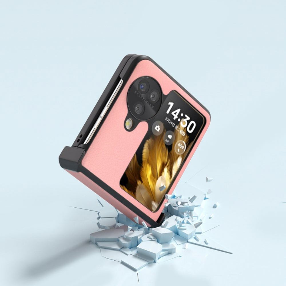 Kryt Oppo Find N3 Flip Texturovaná Kůže Abeel