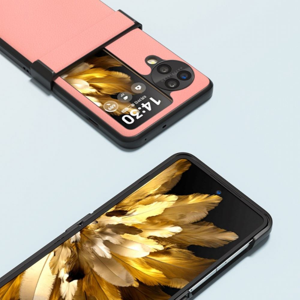 Kryt Oppo Find N3 Flip Texturovaná Kůže Abeel