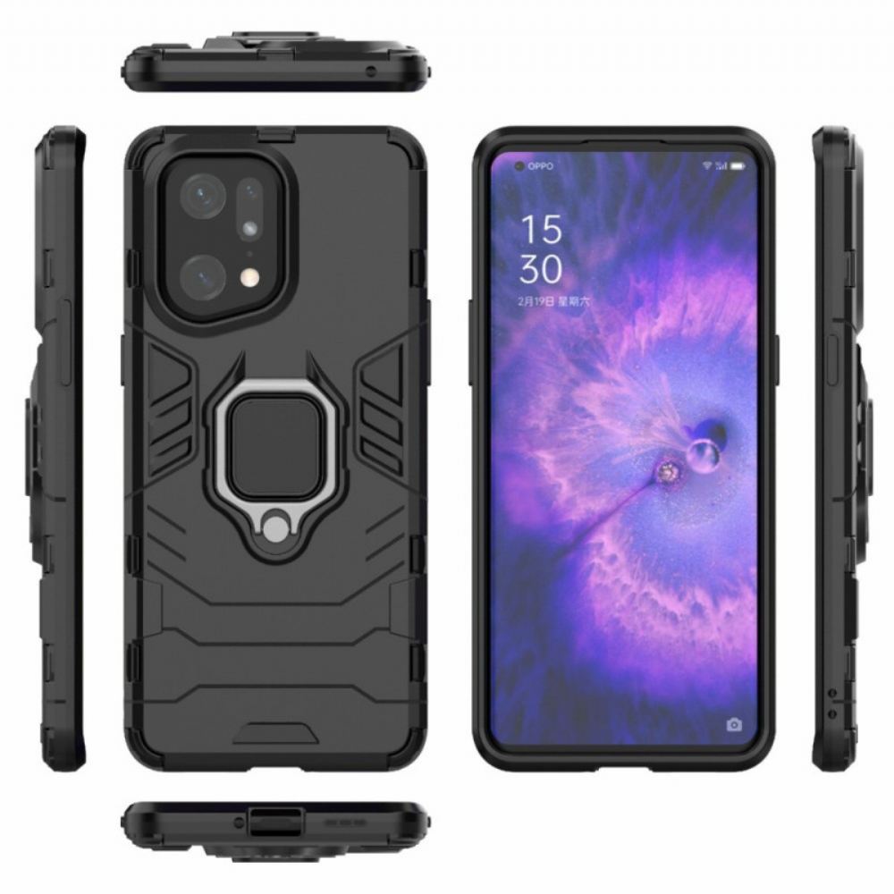 Kryt Na Oppo Find X5 Pro Odolné Vůči Prstenu
