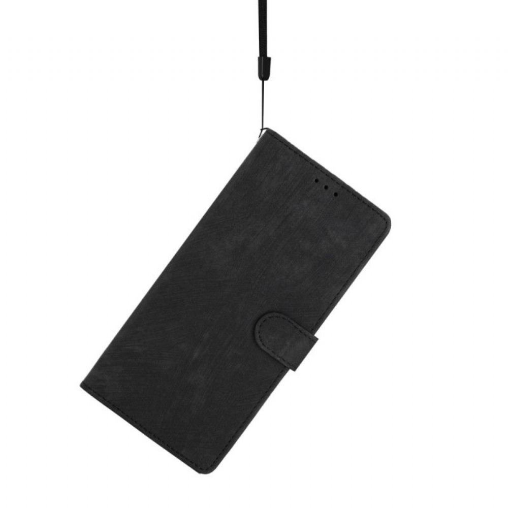 Flipové Pouzdro Na iPhone 15 Na Lana Retro Popruh