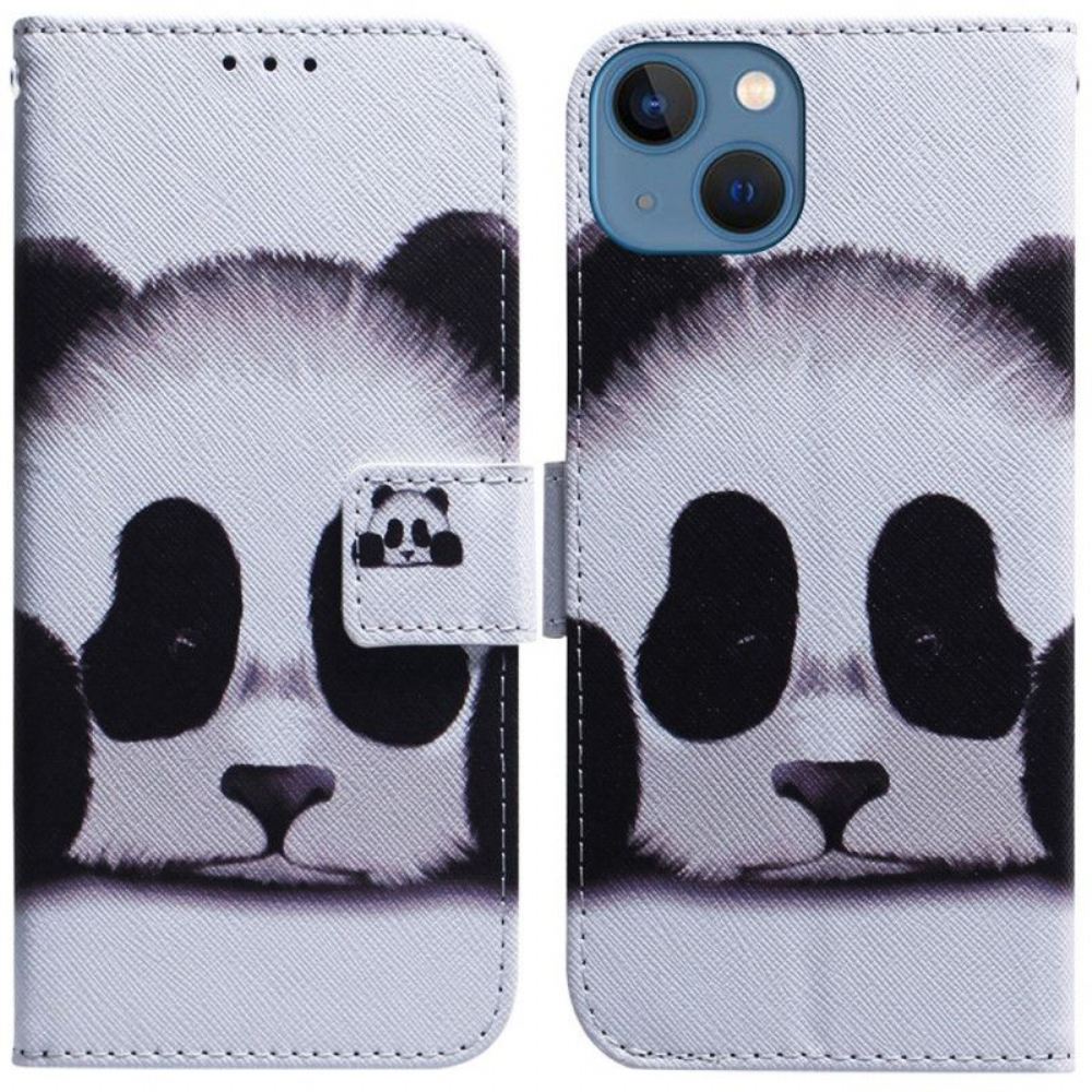 Flipové Pouzdro Na iPhone 15 Panda