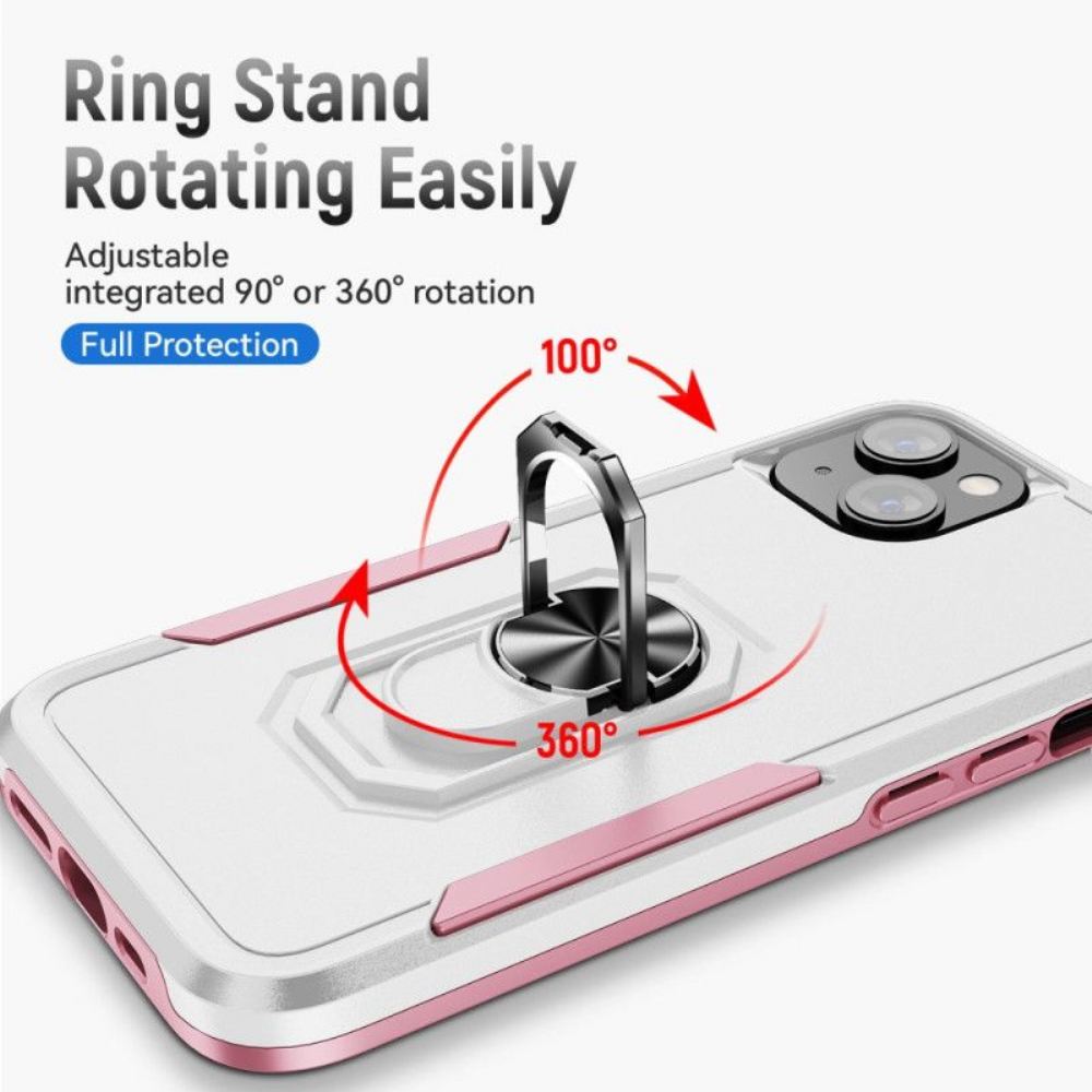 Kryt Na iPhone 15 Dvoutónový Podpůrný Kroužek