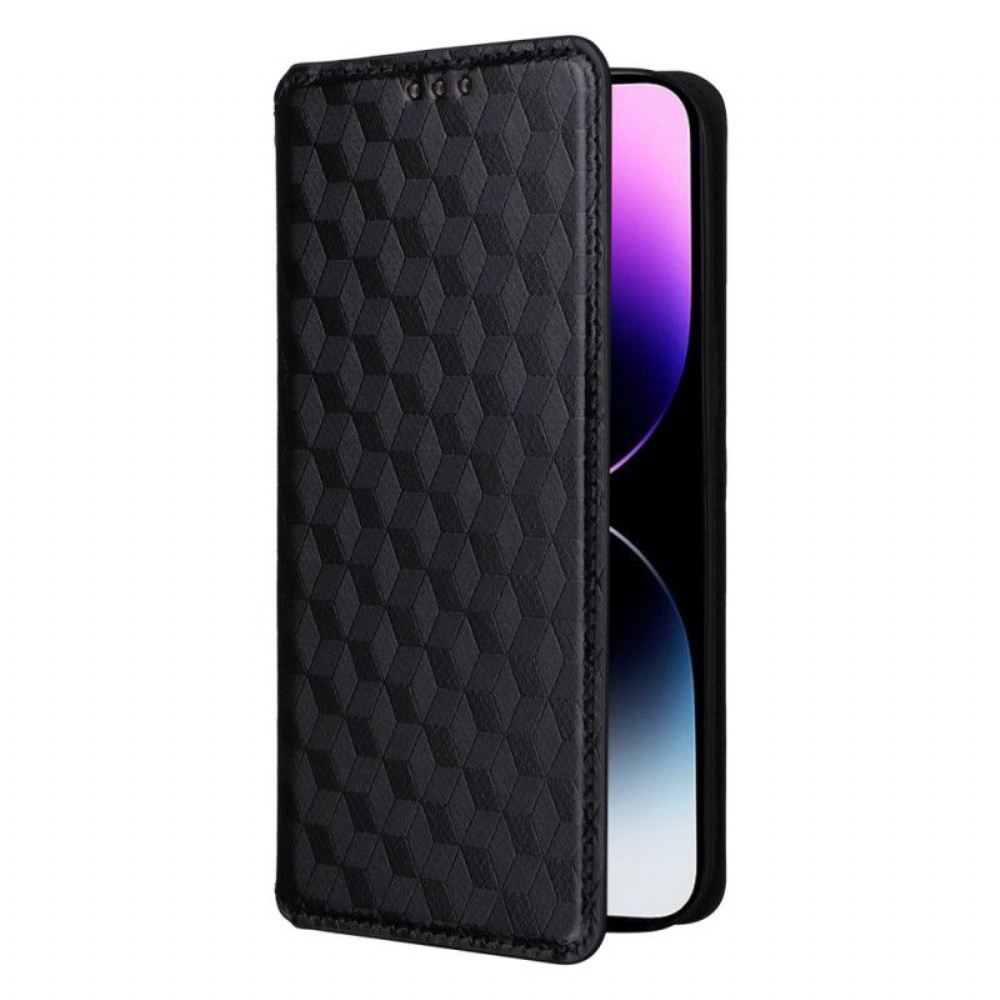 Kryty Na Mobil Na iPhone 15 Flipové Pouzdro 3d Kostky