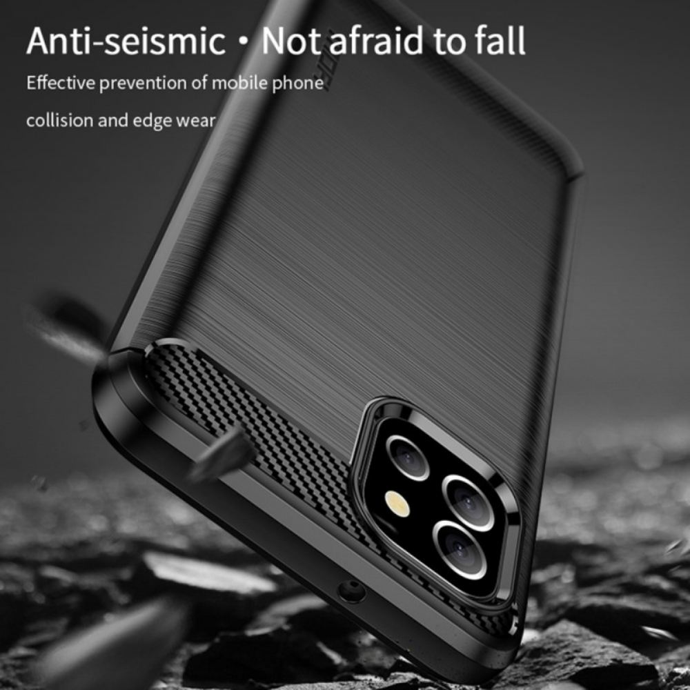 Kryt Na Samsung Galaxy A03 Mofi Kartáčované Uhlíkové Vlákno