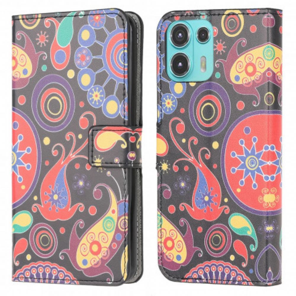 Flipové Pouzdro Na Motorola Edge 20 Lite Galaxy Design