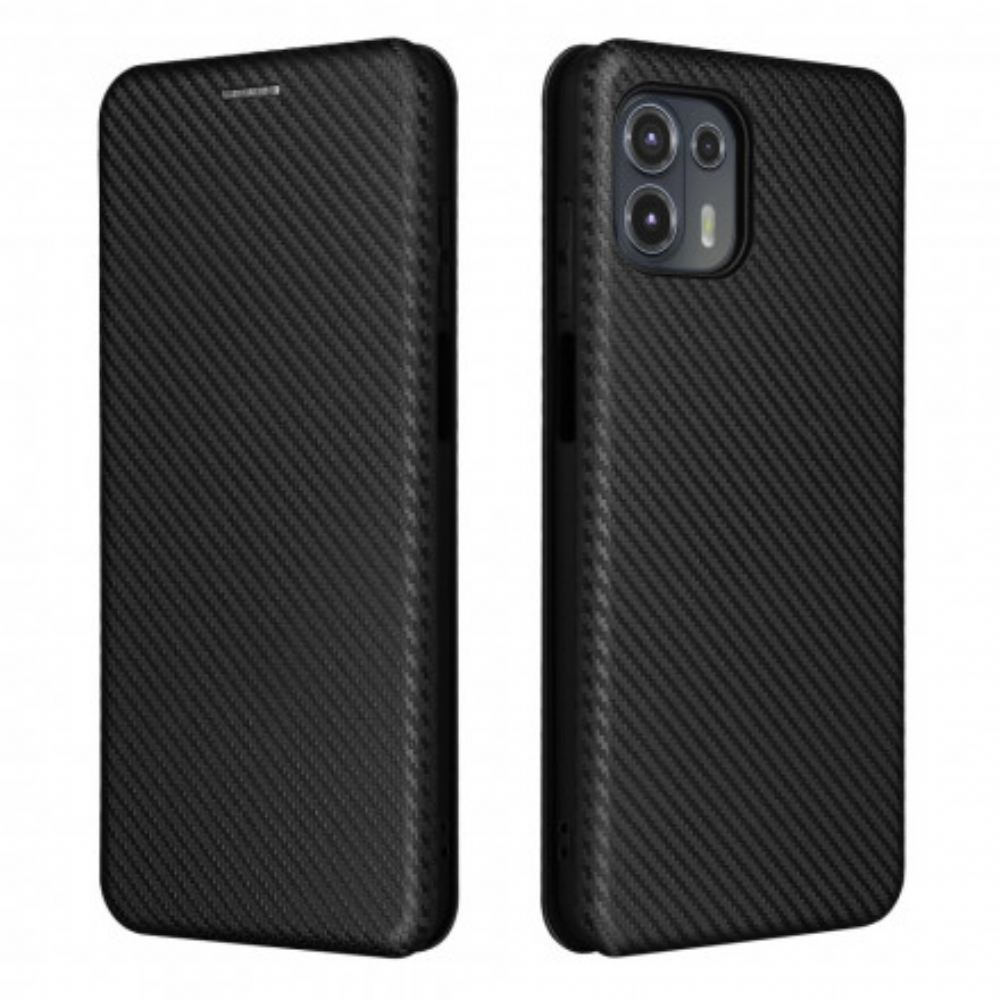 Kryty Na Mobil Na Motorola Edge 20 Lite Flipové Pouzdro Barevný Uhlíkový Silikon