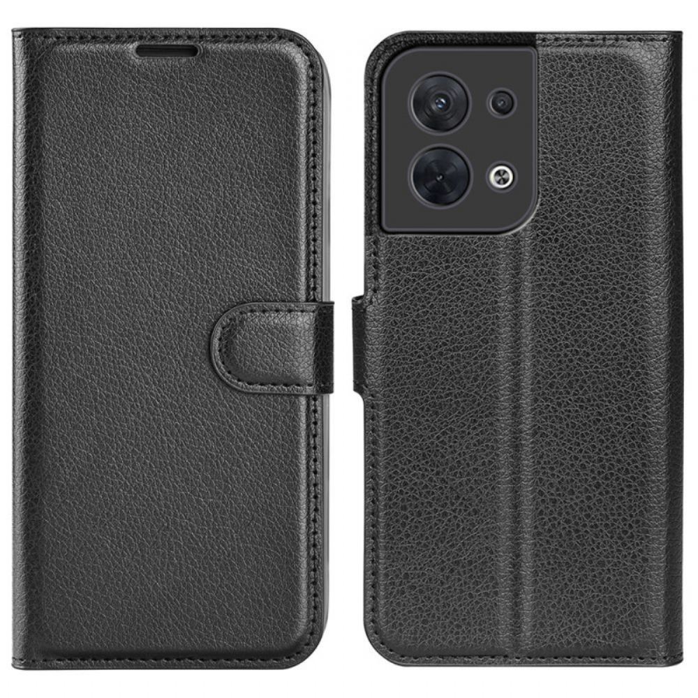 Flipové Pouzdro Na Oppo Reno 8 Klasický Styl