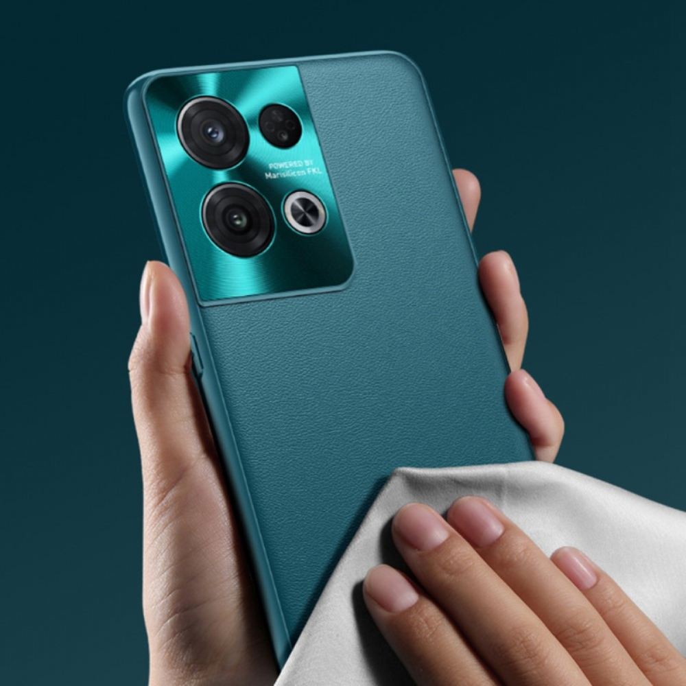 Kryty Na Mobil Na Oppo Reno 8 Prémiová Umělá Kůže