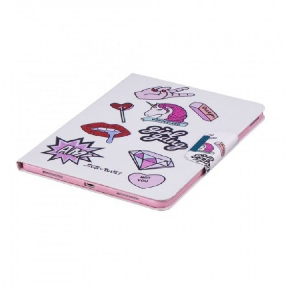 Flipové Pouzdro Na iPad Air (2022) (2020) / Pro 11" Dívčí Gang