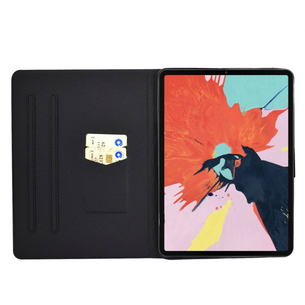 Flipové Pouzdro Na iPad Air (2022) (2020) / Pro 11" Kotě S Modrýma Očima