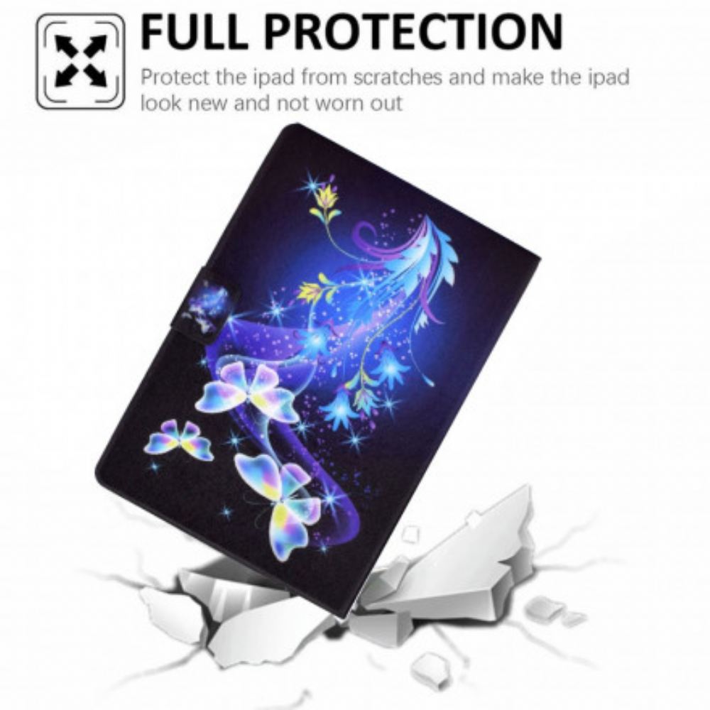 Flipové Pouzdro Na iPad Air (2022) (2020) / Pro 11" Kouzelní Motýli
