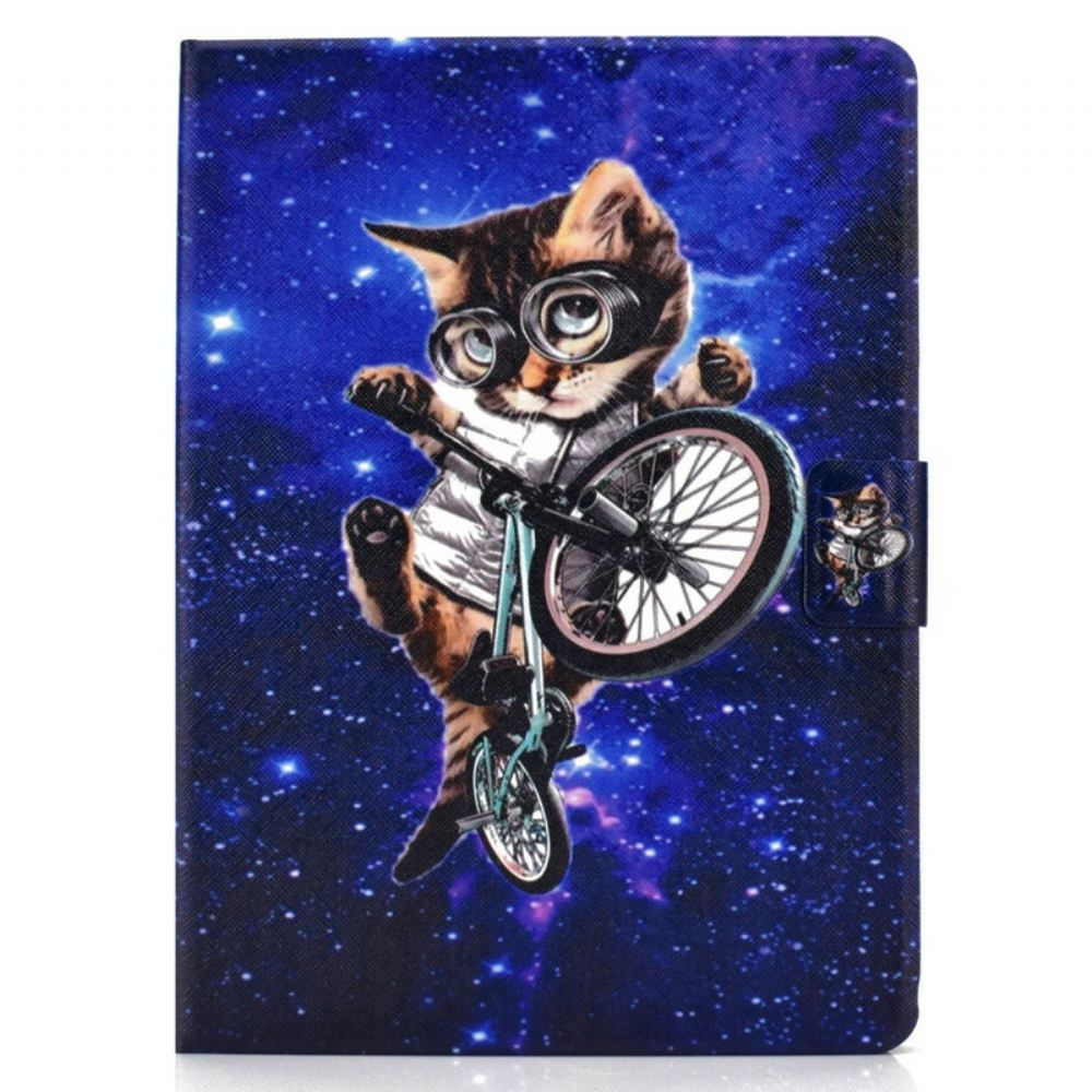 Flipové Pouzdro Na iPad Air (2022) (2020) / Pro 11" Kočka Ve Vesmíru