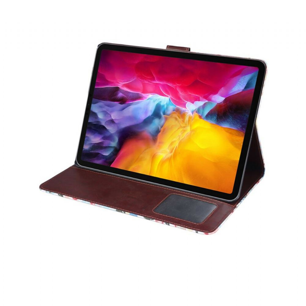 Flipové Pouzdro Na iPad Air (2022) (2020) / Pro 11" Květinový Vzor