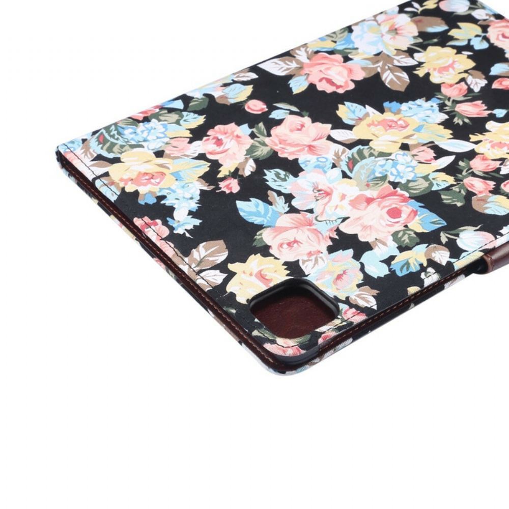 Flipové Pouzdro Na iPad Air (2022) (2020) / Pro 11" Květinový Vzor