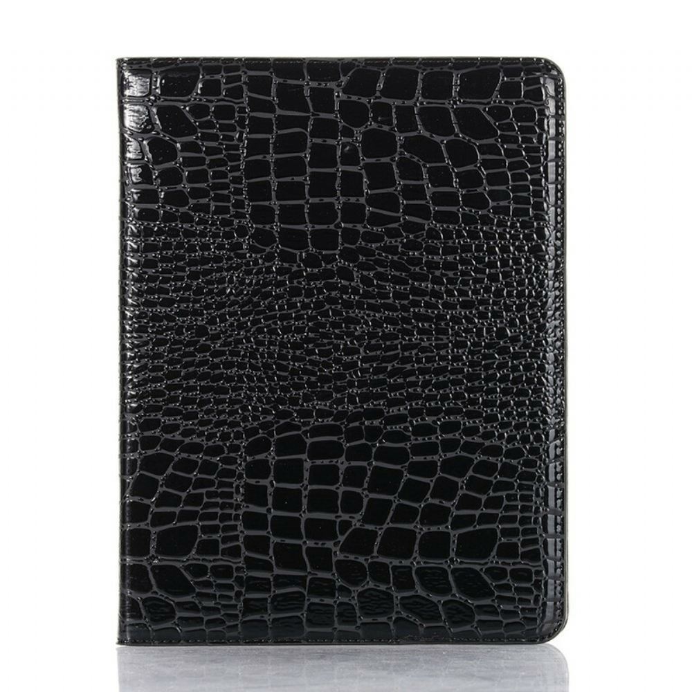 Kožené Pouzdro Folio Na iPad Air (2022) (2020) / Pro 11" Jednobarevná Krokodýlí Kůže