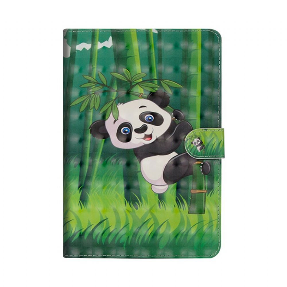 Kožené Pouzdro Na iPad Air (2022) (2020) / Pro 11" Světelné Body Panda