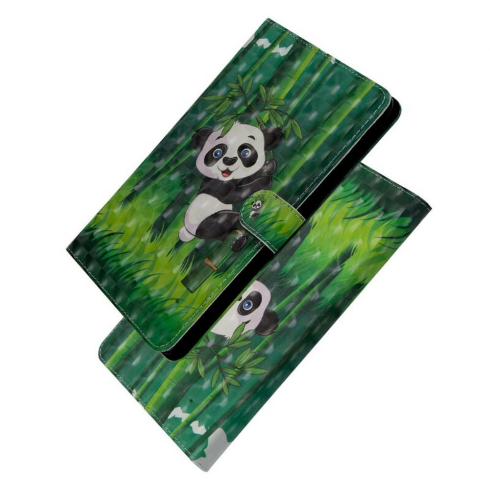 Kožené Pouzdro Na iPad Air (2022) (2020) / Pro 11" Světelné Body Panda