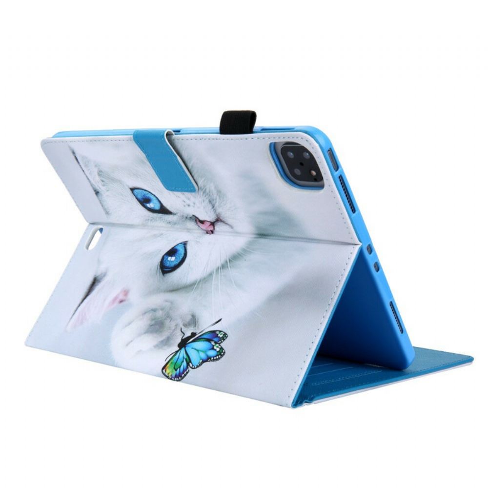 Kožené Pouzdro Na iPad Air (2022) (2020) / Pro 11" Tisk Série Cat