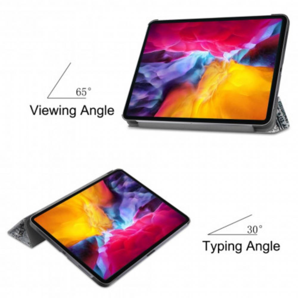 Kryty Na Mobil Na iPad Air (2022) (2020) / Pro 11" Držák Doteku Eiffelova Věž