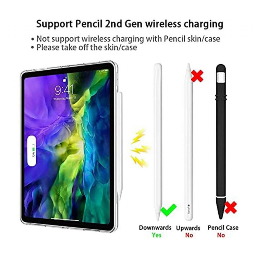 Kryty Na Mobil Na iPad Air (2022) (2020) / Pro 11" Flexibilní Transparentní