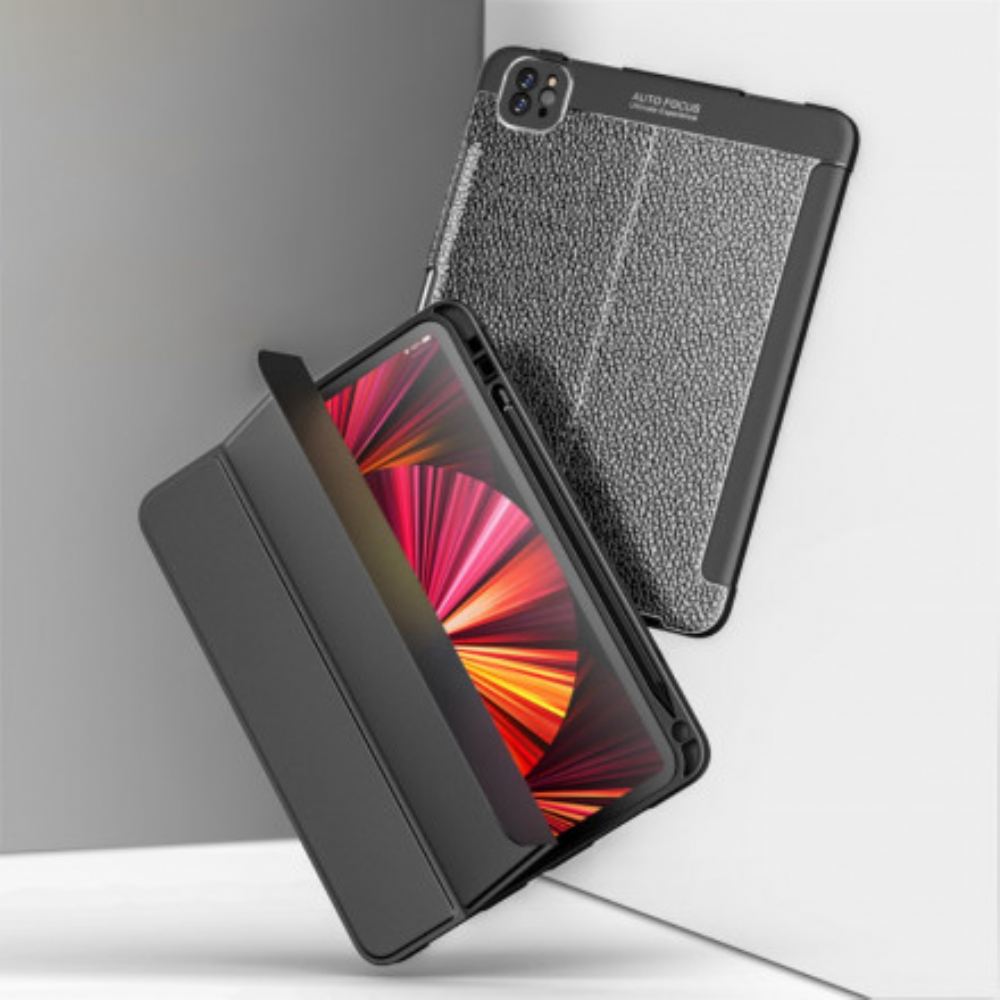 Kryty Na Mobil Na iPad Air (2022) (2020) / Pro 11" Umělá Kůže Z Liči