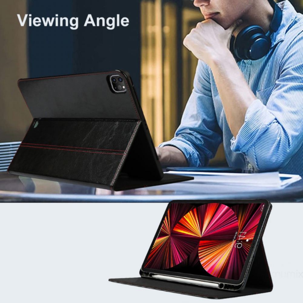 Pouzdra Na iPad Air (2022) (2020) / Pro 11" Pravá Kůže