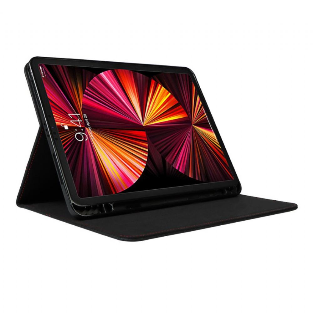 Pouzdra Na iPad Air (2022) (2020) / Pro 11" Pravá Kůže Litchi