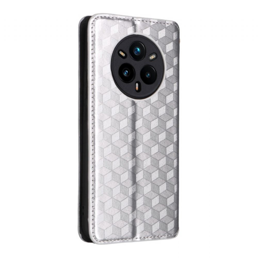 Kožené Pouzdro Folio Realme 14 Pro Plus 5g 3d Diamanty