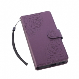 Kožený Kryt Na Realme 14 Pro Plus 5g Krajkový Potisk