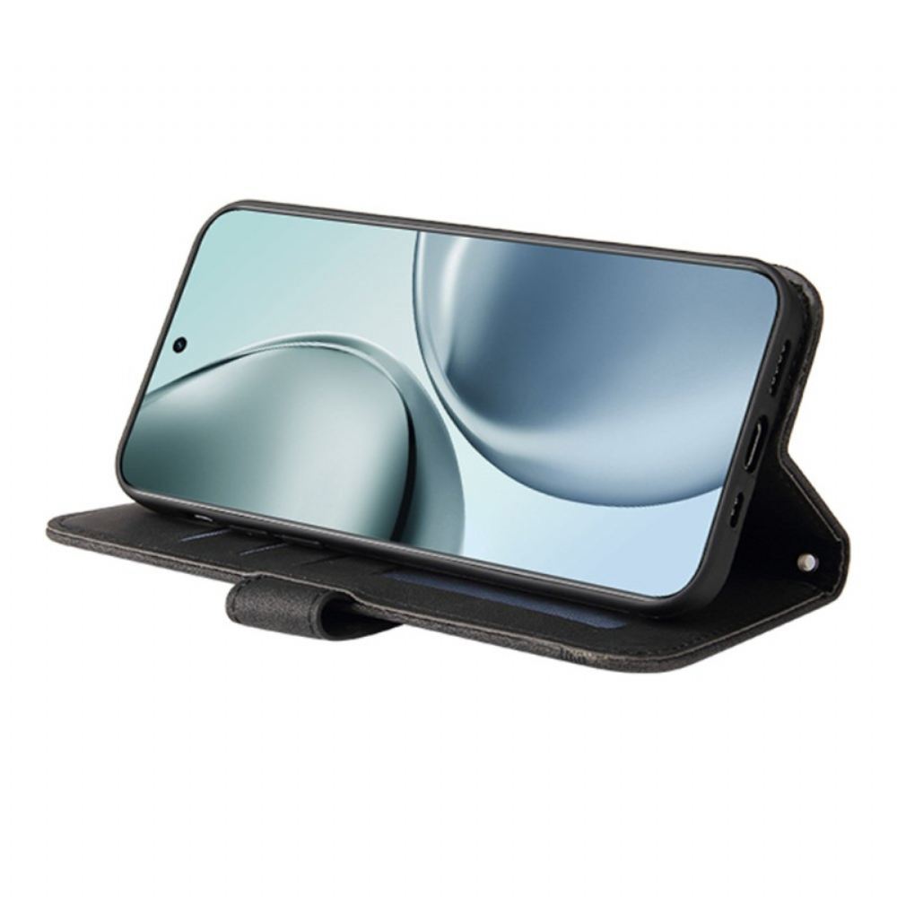 Kožený Kryt Na Realme 14 Pro Plus 5g Vintage Efekt S Nýtem