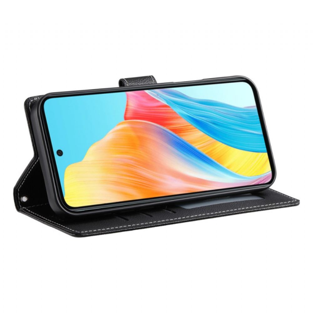 Kožený Kryt Realme 14 Pro Plus 5g Jednoduché S Popruhem