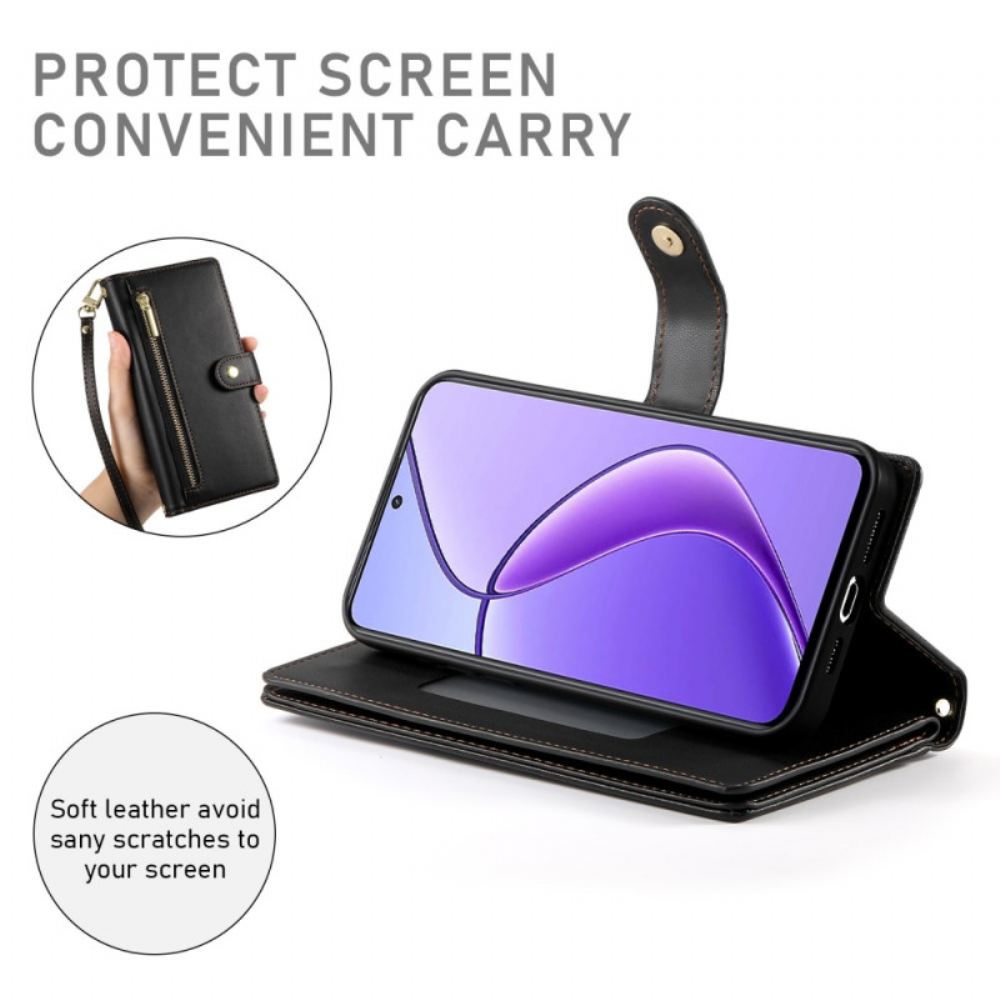 Kožený Kryt Realme 14 Pro Plus 5g Klasická Peněženka