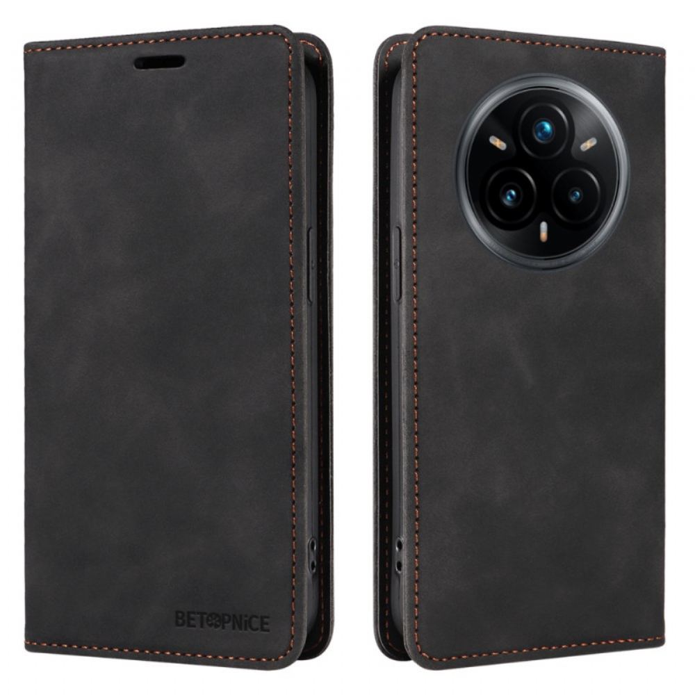 Kožený Kryt Realme 14 Pro Plus 5g Semišový Efekt Betopnice