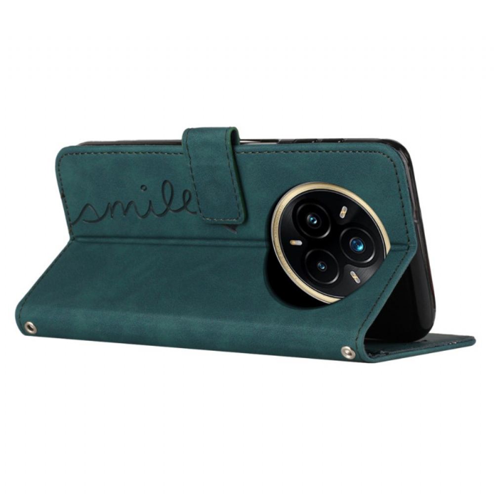 Kožený Kryt Realme 14 Pro Plus 5g Úsměv A Srdce