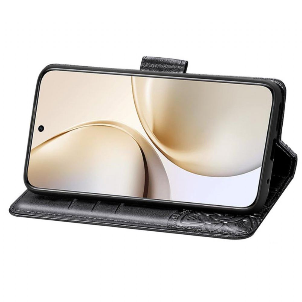 Peněženková Pouzdra Realme 14 Pro Plus 5g Kryty Na Mobil Barokní Motýl